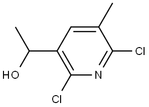 1-(2,6-dichloro-5-methylpyridin-3-yl)ethanol Structure