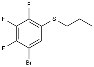 (5-bromo-2,3,4-trifluorophenyl)(propyl)sulfane|