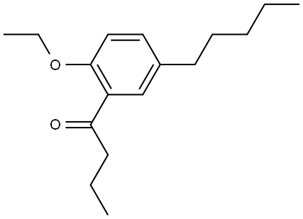 1-(2-ethoxy-5-pentylphenyl)butan-1-one Structure