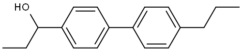 1-(4'-propyl-[1,1'-biphenyl]-4-yl)propan-1-ol 结构式