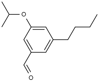 3-butyl-5-isopropoxybenzaldehyde Struktur