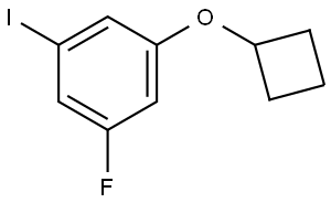 1-cyclobutoxy-3-fluoro-5-iodobenzene|