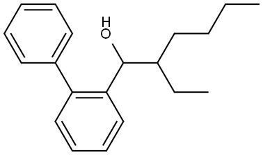 1-([1,1'-biphenyl]-2-yl)-2-ethylhexan-1-ol 结构式