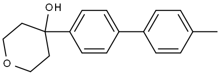 4-(4'-methyl-[1,1'-biphenyl]-4-yl)tetrahydro-2H-pyran-4-ol Structure