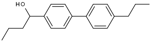 1-(4'-propyl-[1,1'-biphenyl]-4-yl)butan-1-ol 结构式