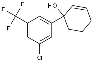 3'-chloro-5'-(trifluoromethyl)-1,2,3,4-tetrahydro-[1,1'-biphenyl]-1-ol Structure