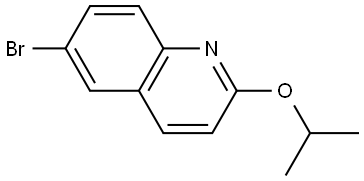 6-bromo-2-isopropoxyquinoline Structure