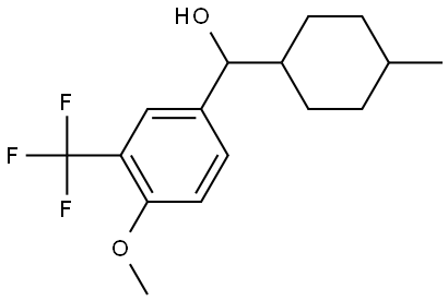 3002540-40-8 (4-methoxy-3-(trifluoromethyl)phenyl)(4-methylcyclohexyl)methanol