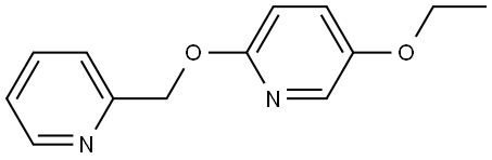 5-ethoxy-2-(pyridin-2-ylmethoxy)pyridine Structure