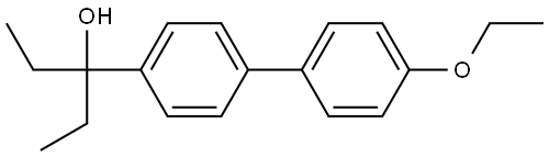 3-(4'-ethoxy-[1,1'-biphenyl]-4-yl)pentan-3-ol 结构式