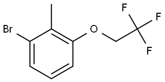 1-bromo-2-methyl-3-(2,2,2-trifluoroethoxy)benzene Structure