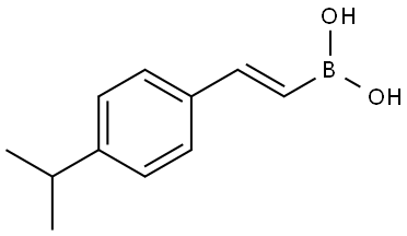 (E)-(4-Isopropylstyryl)boronic acid Structure