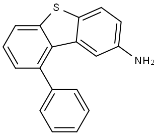 2-Dibenzothiophenamine, 9-phenyl- Struktur