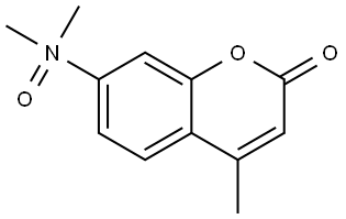 7-Dimethylamino-4-methylcoumarine-N-oxide 化学構造式