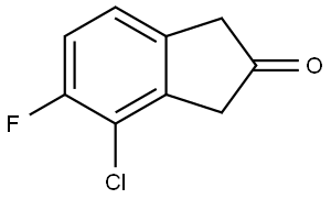 4-Chloro-5-fluoro-1H-inden-2(3H)-one Structure