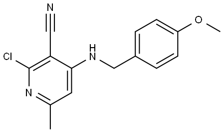3012596-73-2 2-氯-4-((4-甲氧基苄基)氨基)-6-甲基烟腈