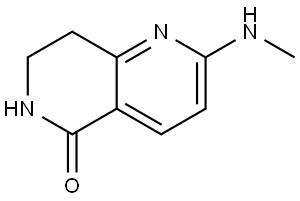 2-(methylamino)-7,8-dihydro-1,6-naphthyridin-5(6H)-one 结构式