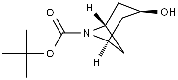 EXO-3-羟基-6-氮杂双环[3.1.1]庚烷-6-羧酸叔丁酯,3023881-18-4,结构式