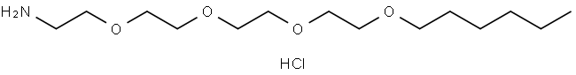 Amino-PEG4-C6 (HCl salt) 化学構造式