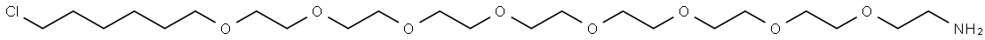 NH2-PEG8-C6-Cl 化学構造式