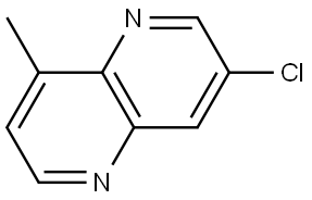 3-Chloro-8-methyl-1,5-naphthyridine Structure