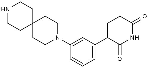 3-(3-(3,9-diazaspiro[5.5]undecan-3-yl)phenyl)piperidine-2,6-dione|