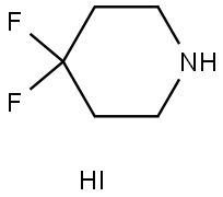 4,4-Difluoropiperidine hydriodide 结构式