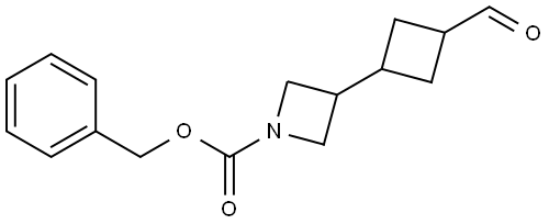 benzyl 3-(3-formylcyclobutyl)azetidine-1-carboxylate,3026670-57-2,结构式
