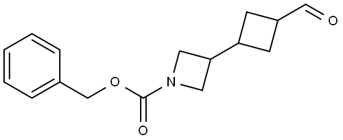 benzyl 3-(3-formylcyclobutyl)azetidine-1-carboxylate|