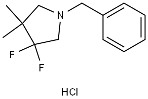 3026676-88-7 1-benzyl-3,3-difluoro-4,4-dimethylpyrrolidine hydrochloride