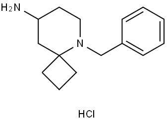 5-benzyl- 8-amino-5-aza-spiro[3,5]nonane hydrochloride,3026696-54-5,结构式