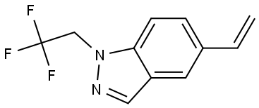 1-(2,2,2-trifluoroethyl)-5-vinyl-1H-indazole 结构式