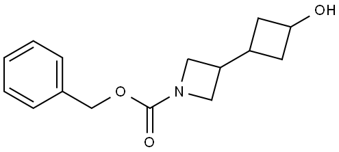 benzyl 3-(3-hydroxycyclobutyl)azetidine-1-carboxylate Structure