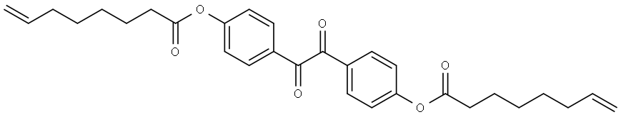 oxalylbis(4,1-phenylene) bis(oct-7-enoate) Struktur