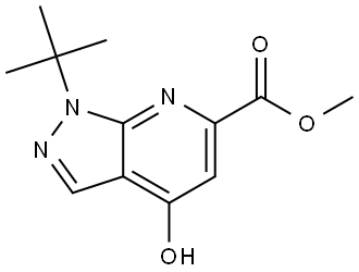 3026715-59-0 methyl 1-(tert-butyl)-4-hydroxy-1H-pyrazolo[3,4-b]pyridine-6-carboxylate