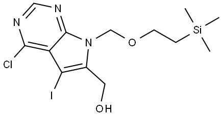 3026717-05-2 (4-chloro-5-iodo-7-((2-(trimethylsilyl)ethoxy)methyl)-7H-pyrrolo[2,3-d]pyrimidin-6-yl)methanol