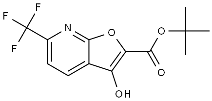 tert-butyl 3-oxo-6-(trifluoromethyl)-2,3-dihydrofuro[2,3-b]pyridine-2-carboxylate,3026717-06-3,结构式