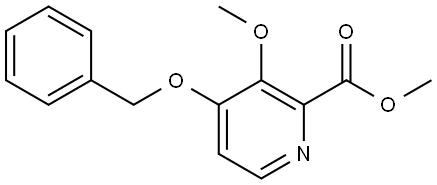 methyl 4-(benzyloxy)-3-methoxypicolinate Structure