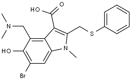 阿比朵尔杂质31,3026921-16-1,结构式