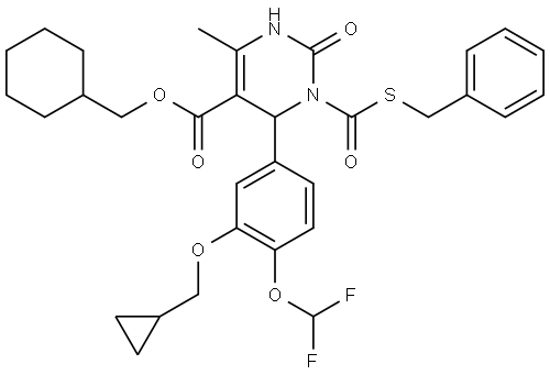 化合物 PDE1-IN-7, 3027833-49-1, 结构式