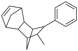 8-methyl-9-phenyltetracyclo[4.4.0.12,5.17,10]-3-dodecene,3031479-73-6,结构式