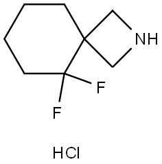 5,5-difluoro-2-azaspiro[3.5]nonane hydrochloride Struktur