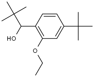 1-(4-(tert-butyl)-2-ethoxyphenyl)-2,2-dimethylpropan-1-ol 结构式