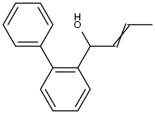 (E)-1-([1,1'-biphenyl]-2-yl)but-2-en-1-ol,3031838-39-5,结构式