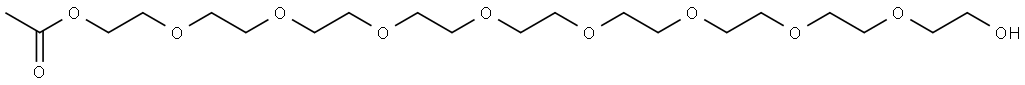 九聚乙二醇-乙酸酯, 3032170-98-9, 结构式