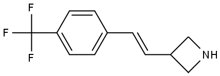 3-[(E)-2-[4-(trifluoromethyl)phenyl]ethenyl]azetidine,3032197-87-5,结构式