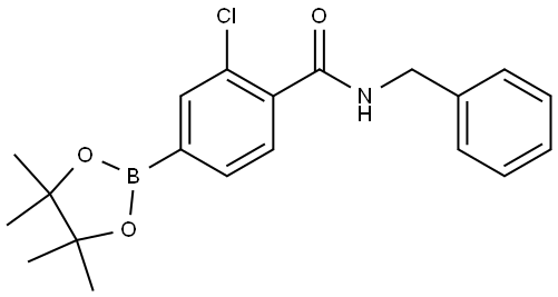 N-Benzyl-2-chloro-4-(4,4,5,5-tetramethyl-[1,3,2]dioxaborolan-2-yl)-benzamide|