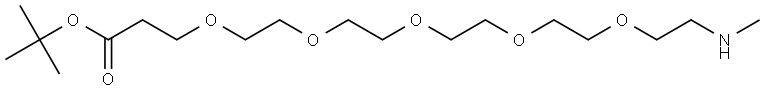 MeNH-PEG5-COOtBu|甲基氨-五聚乙二醇-丙酸叔丁酯