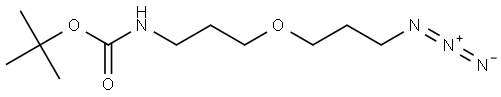 tert-Butyl [3-(3-azidopropoxy)propyl]carbamate Structure