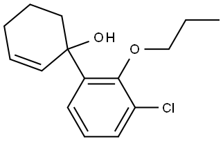 3'-chloro-2'-propoxy-1,2,3,4-tetrahydro-[1,1'-biphenyl]-1-ol 结构式